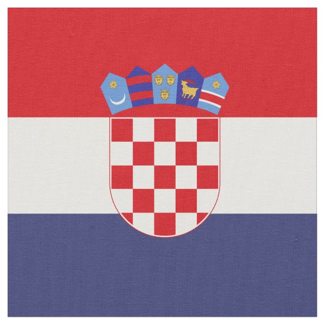 Croatia flag fabric (Close Up)