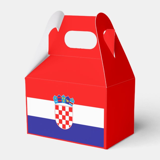 Croatia flag Favor Box (Front Side)
