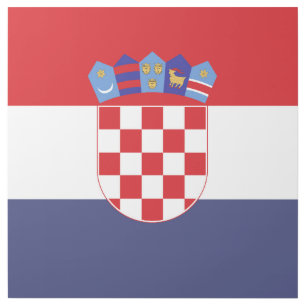 Croatia flag gallery wrap
