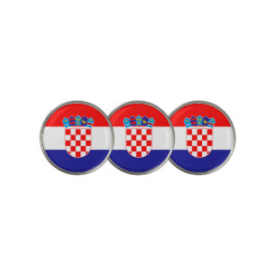 Croatia flag Golf Ball Marker