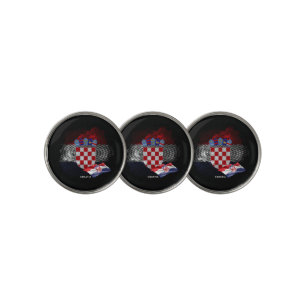 Croatia flag golf ball marker