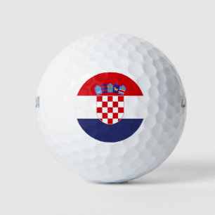 Croatia flag golf balls
