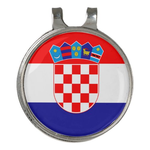Croatia Flag Golf Hat Clip