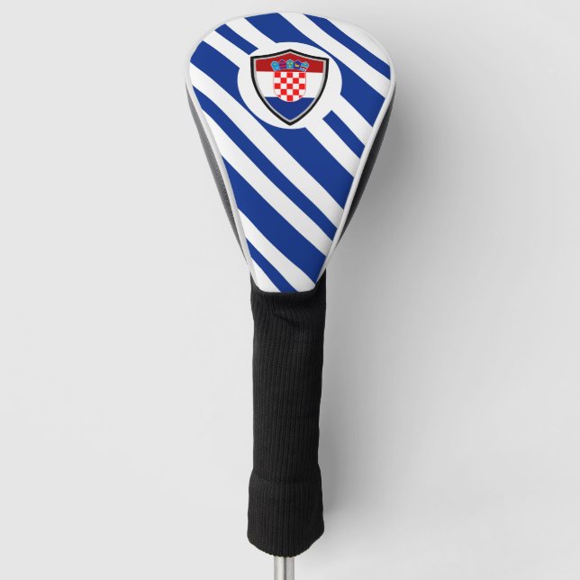 Croatia flag golf head cover (Front)
