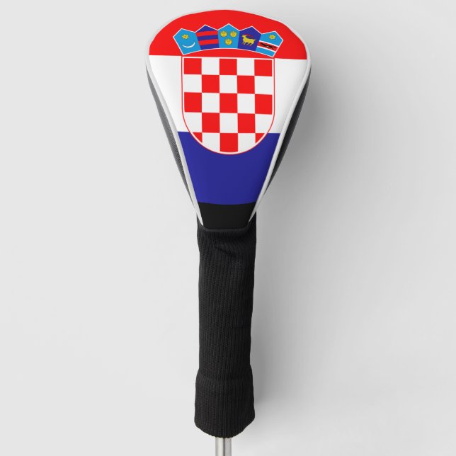 Croatia Flag Golf Head Cover (Front)
