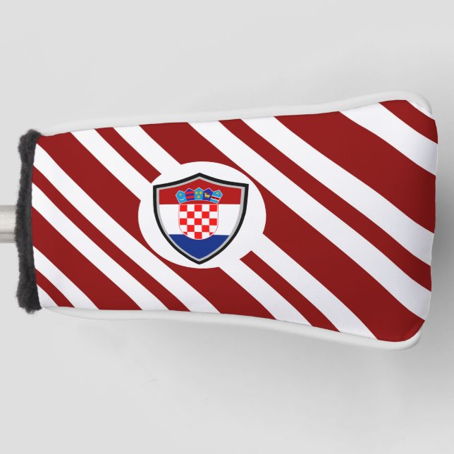Croatia flag golf head cover (Front)