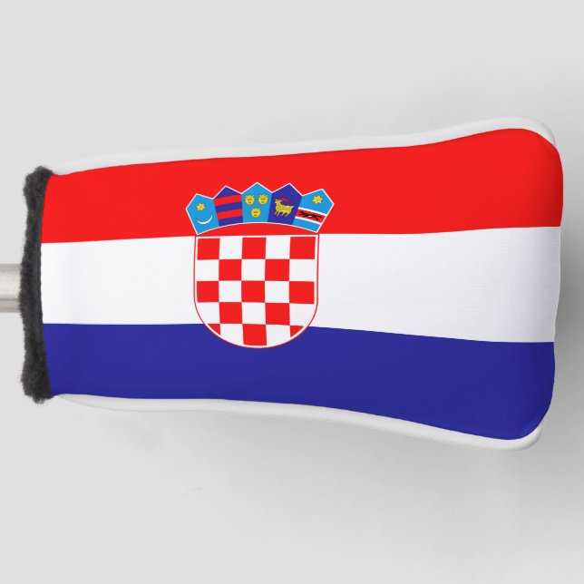 Croatia Flag Golf Head Cover (Front)