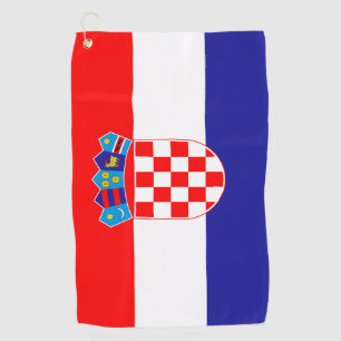 Croatia Flag Golf Towel