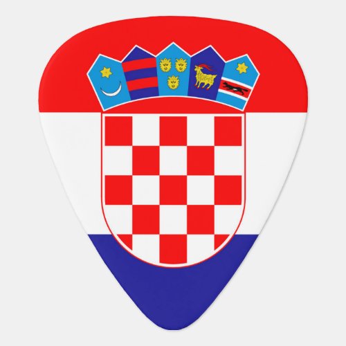 Croatia Flag Guitar Pick