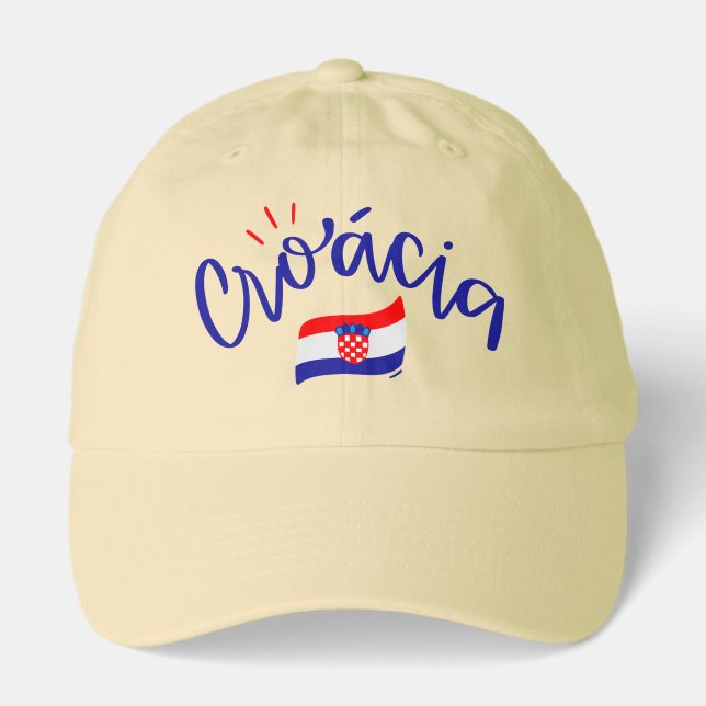 Croatia Flag Hat – Perfect for World Cup Fans (Front)
