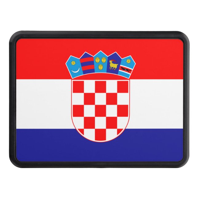 Croatia Flag Hitch Cover (Front)