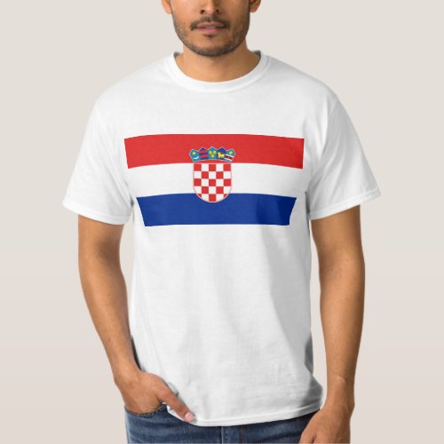 Croatia Flag HR Hrvatska T_Shirt