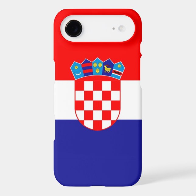 Croatia Flag Iphone Case (Back)