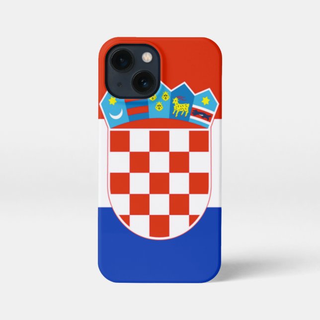 Croatia Flag iPhone Case (Back)