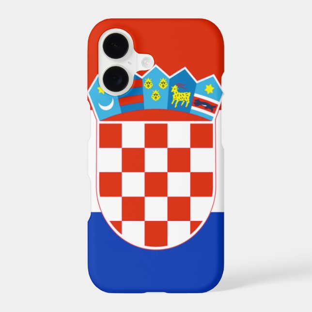 Croatia Flag iPhone Case (Back)