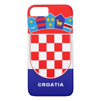 Croatia Flag Iphone Case by AZ_DESIGN at Zazzle