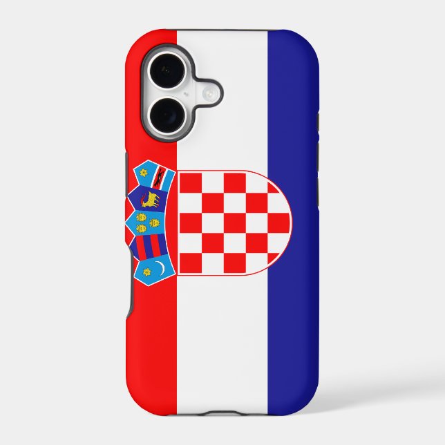 Croatia Flag Iphone Case (Back)
