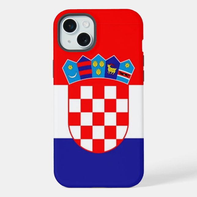 Croatia Flag iPhone Case (Back)