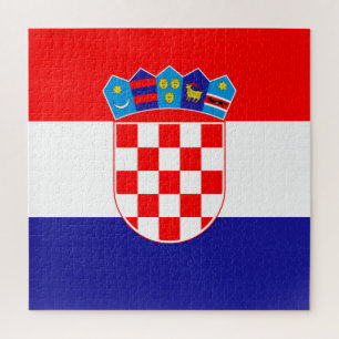 Croatia Flag Jigsaw Puzzle