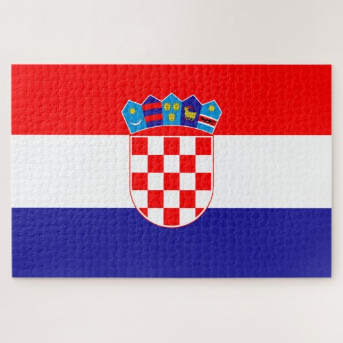 Croatia Flag Jigsaw Puzzle