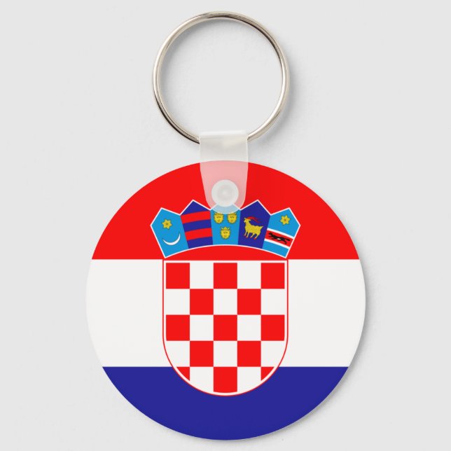 Croatia Flag Keychain (Front)