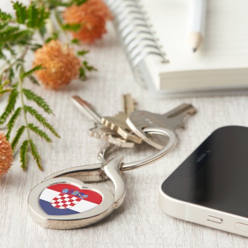 Croatia flag keychain