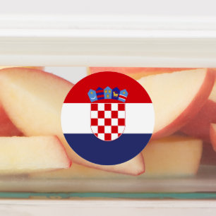 Croatia flag kids' labels