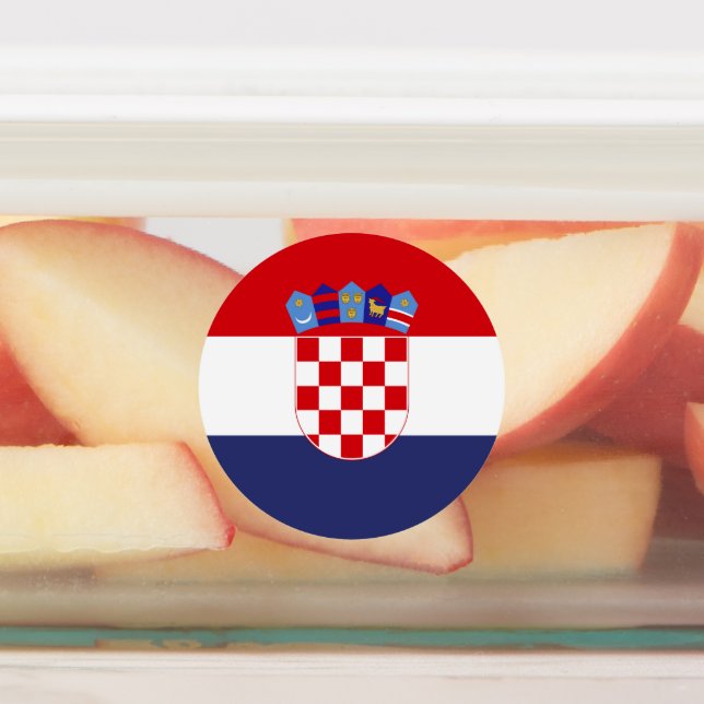 Croatia flag kids' labels (Affixed)