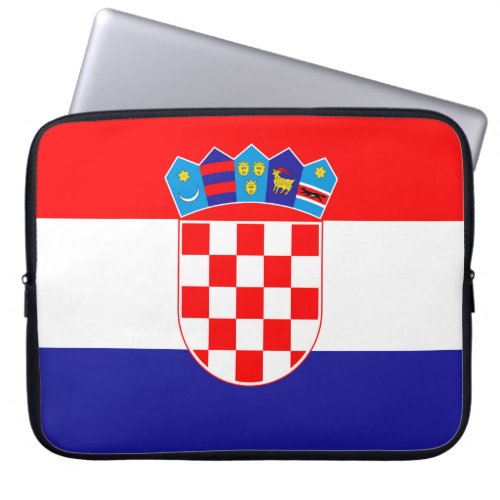 Croatia Flag Laptop Sleeve