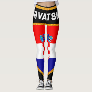 Croatia Flag Leggings