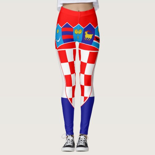 Croatia flag leggings