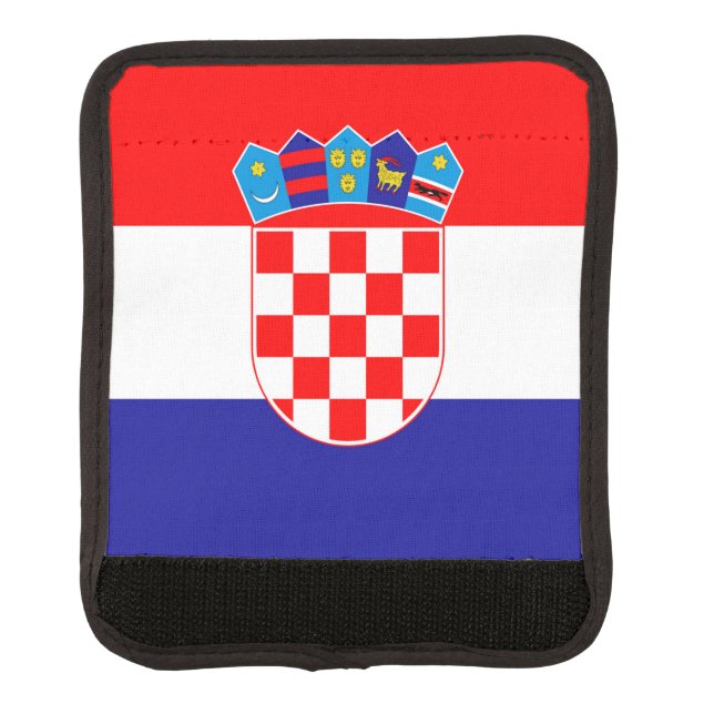 Croatia Flag Luggage Handle Wrap (Front)