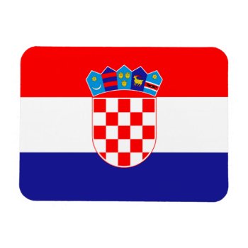 Croatia Flag Magnet by FlagWare at Zazzle