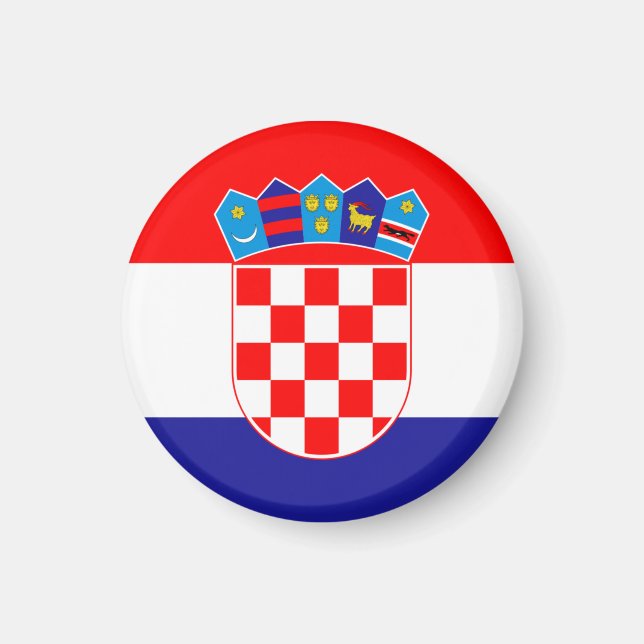 Croatia Flag Magnet (Front)