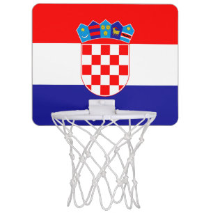 Croatia Flag Mini Basketball Hoop