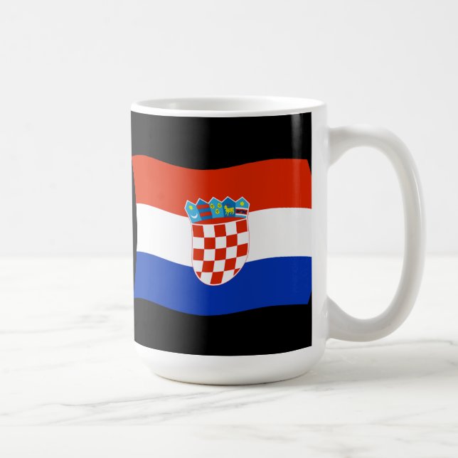 Croatia Flag Mug (Right)