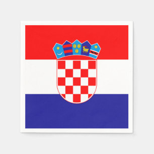 Croatia Flag Napkins