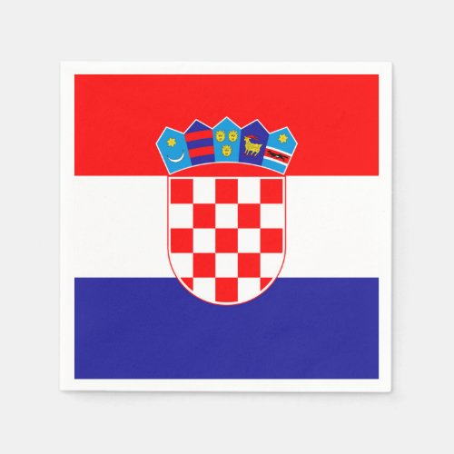 Croatia Flag Napkins