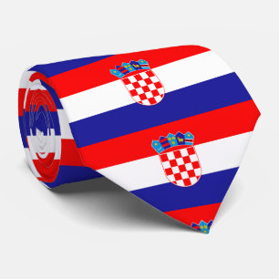 Croatia Flag Neck Tie