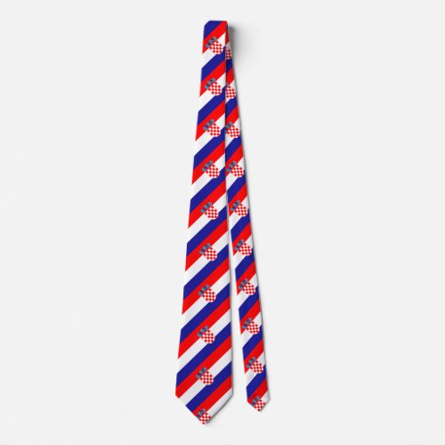 Croatia Flag Neck Tie