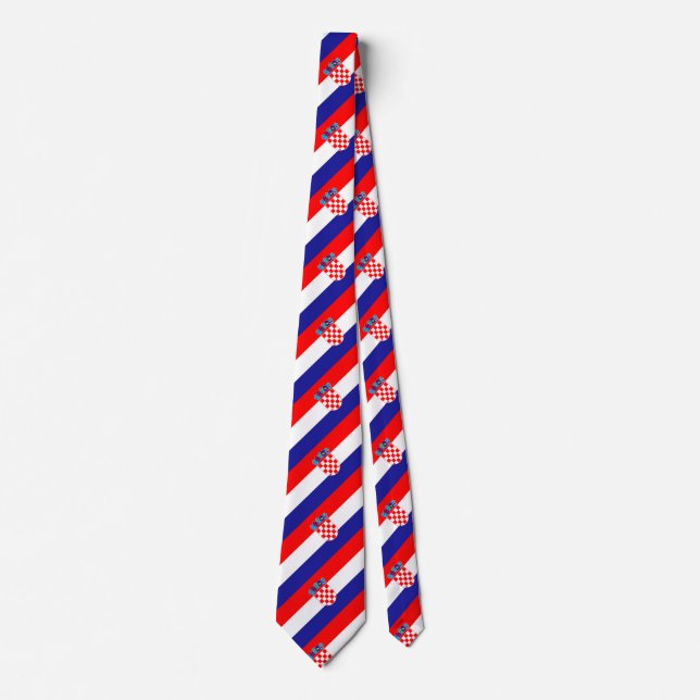 Croatia Flag Neck Tie (Front)