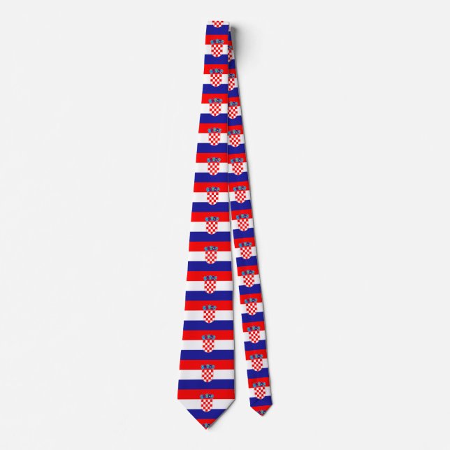 Croatia Flag Neck Tie (Front)