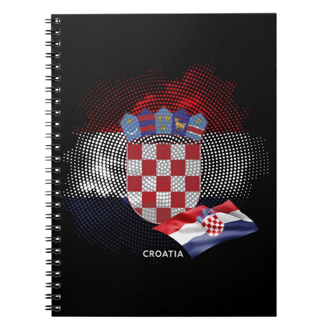 Croatia flag notebook (Front)