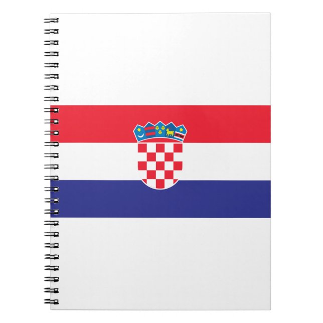 Croatia Flag Notebook (Front)