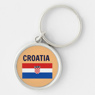Croatia - Flag of Croatia, Keychain