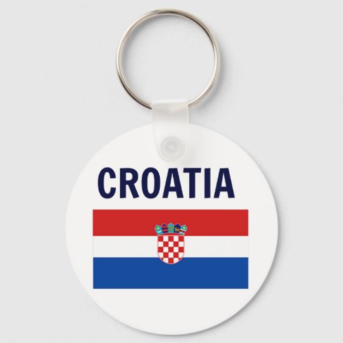 Croatia _ Flag of Croatia Keychain