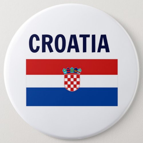 Croatia _ Flag of Croatia labeled Button