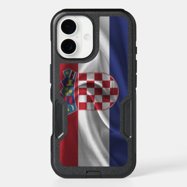 Croatia Flag Otterbox iPhone Case (Back)