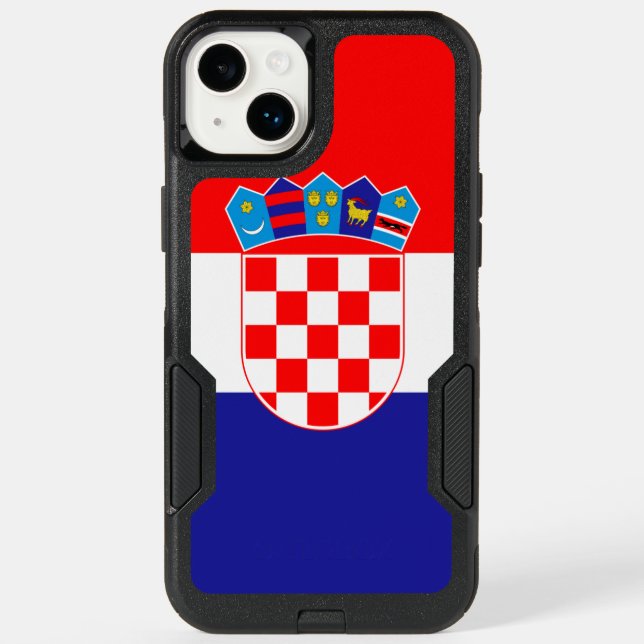 Croatia Flag Otterbox iPhone Case (Back)