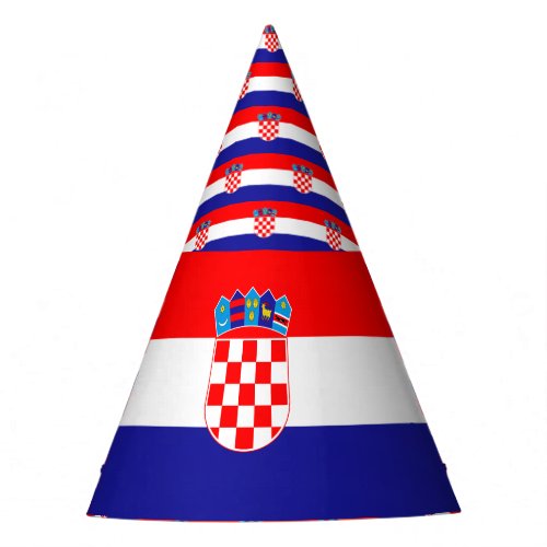 Croatia Flag Party Hat